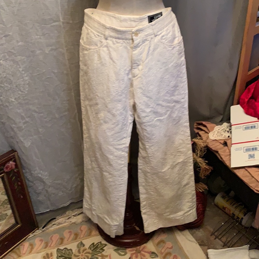 Versace low rise pants
